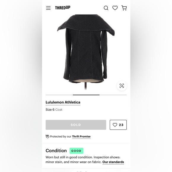 Lululemon Athletica Virasana Blanket Wrap Coat - Picture 9 of 17